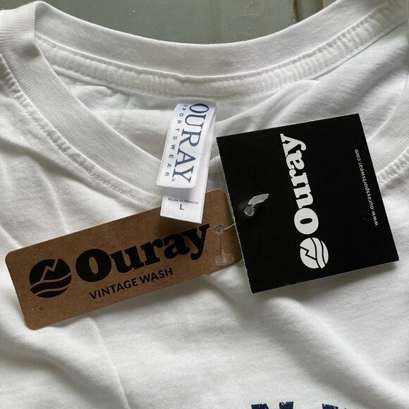 Ouray Pigment Dyed Short Sleeve TShirt Massanutten Virginia Cotton Size Large NE - Picture 6 of 7